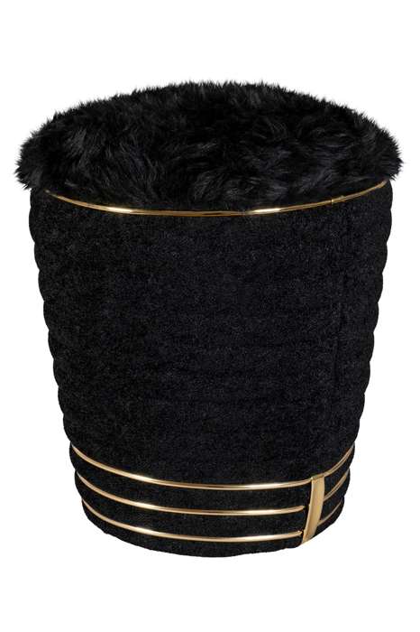 Stool Doric 335 Black / Gold - Afbeelding 2