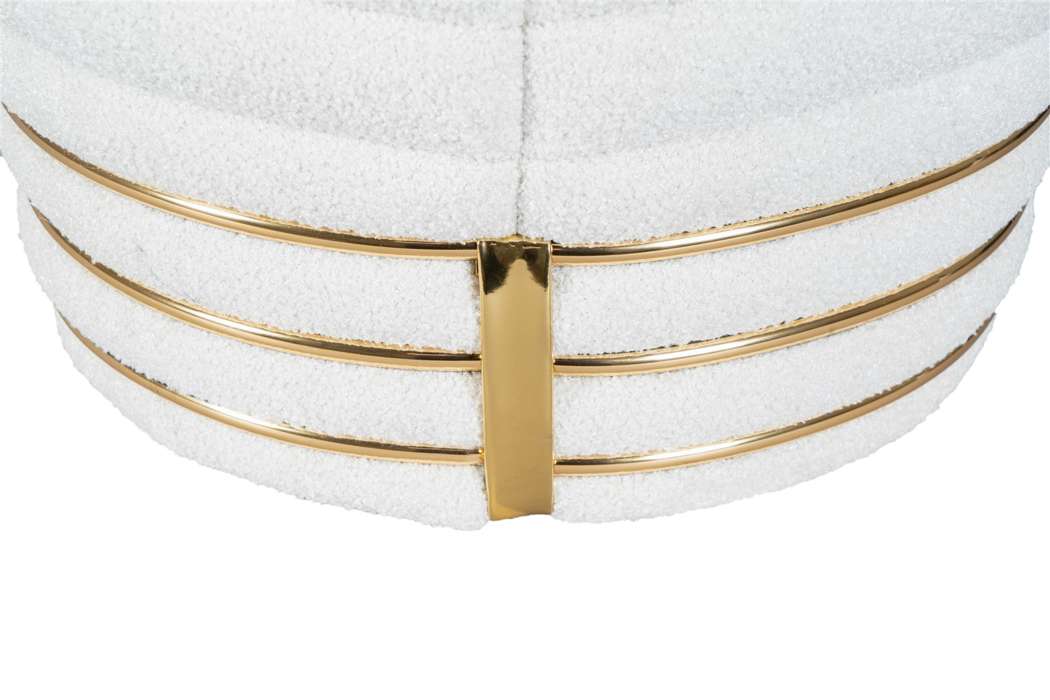 Stool Doric 335 White / Gold - Afbeelding 4