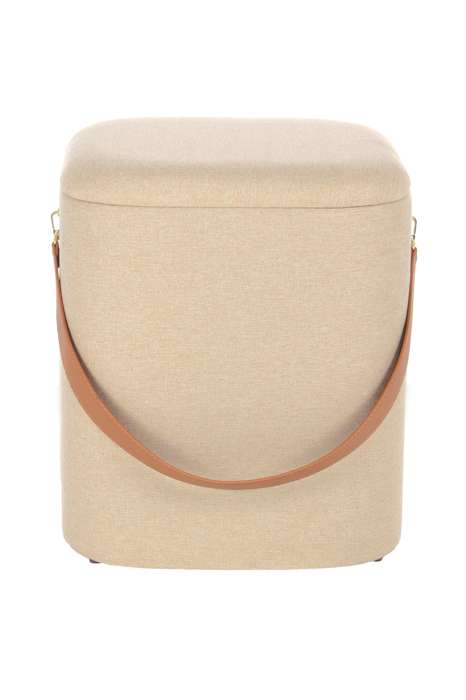 Hocker Arabella 225 set van 2 Beige / bruin - Afbeelding 4