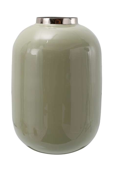 Vaas Art Deco 355 Mint/zilver