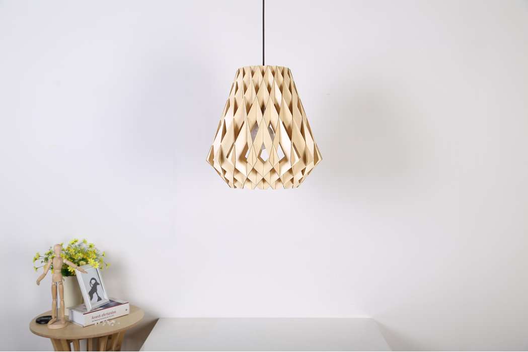 Hanglamp Alasco hout - Afbeelding 2