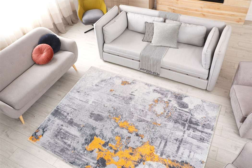 Peron 300 grijs/goud 160x230cm - Afbeelding 3
