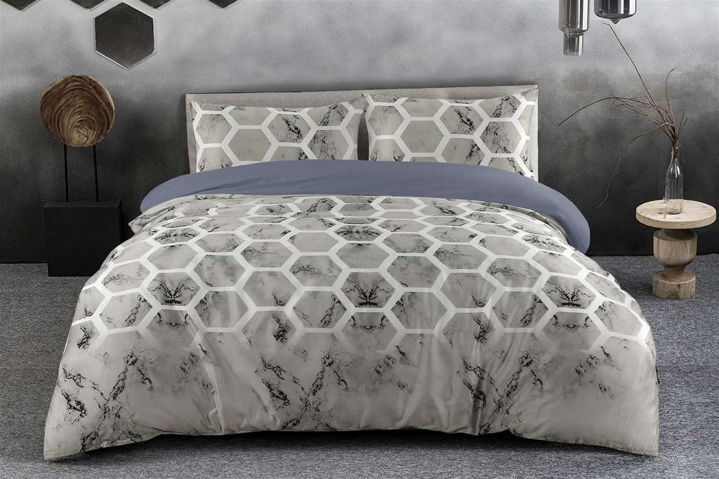 Bed linen Aventura 125-NL Grey 140cm x 240cm - Afbeelding 2