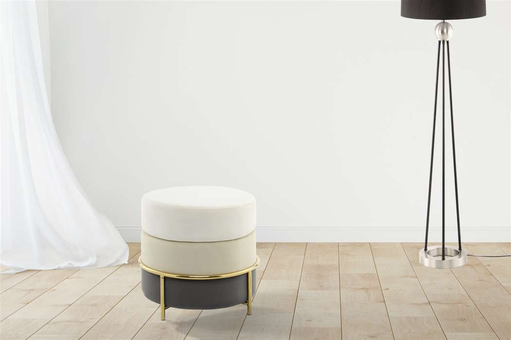 Pouf Matilda 125 Creme - Afbeelding 2