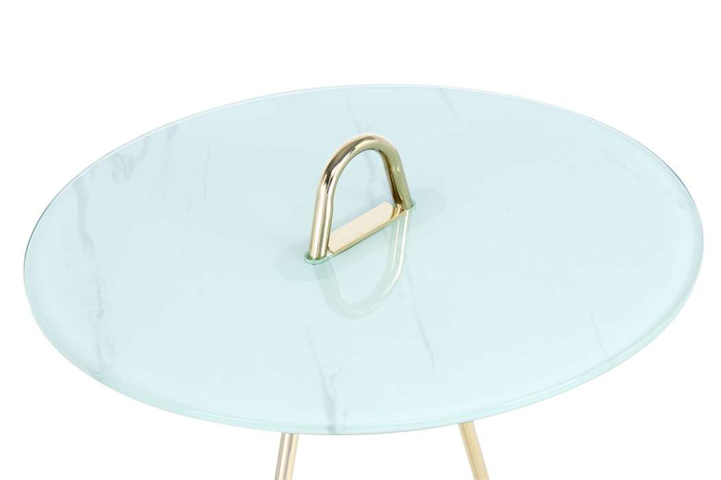 Side table Pendulum 525 goud/wit - Afbeelding 3