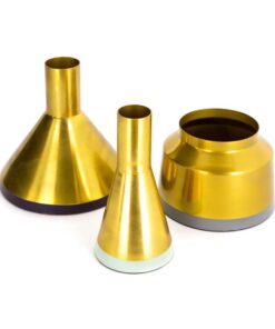 Vaas Culture set3 140 goud/mint/paars/grijs