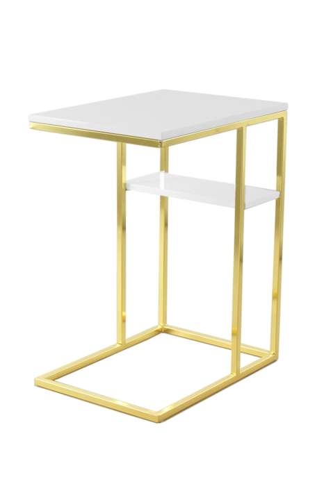 Sidetable Lucilla 225 wit/goud
