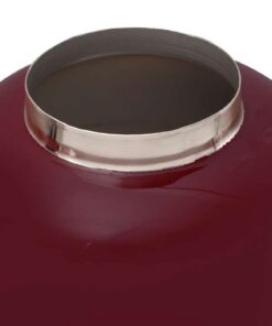 Alternative view of Vase Art Deco 325 plum / silver