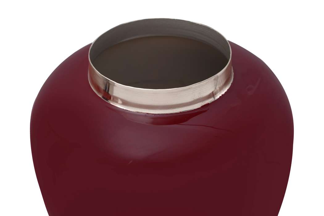 Vase Art Deco 325 plum / silver - Afbeelding 2