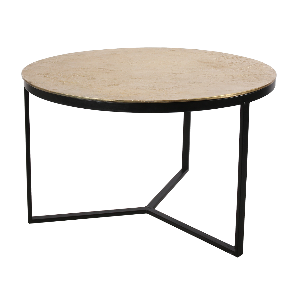 Bijzettafel Dentro L glans brons