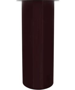 Floor Candle Holder Art Deco 165 plum / silver