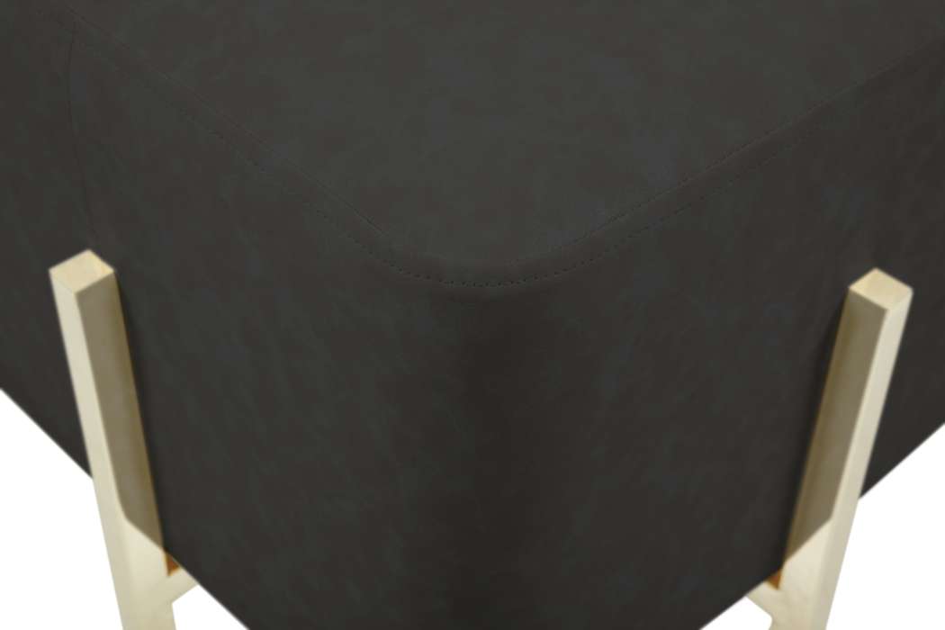 Poof Lizia 210 black/gold - Afbeelding 3