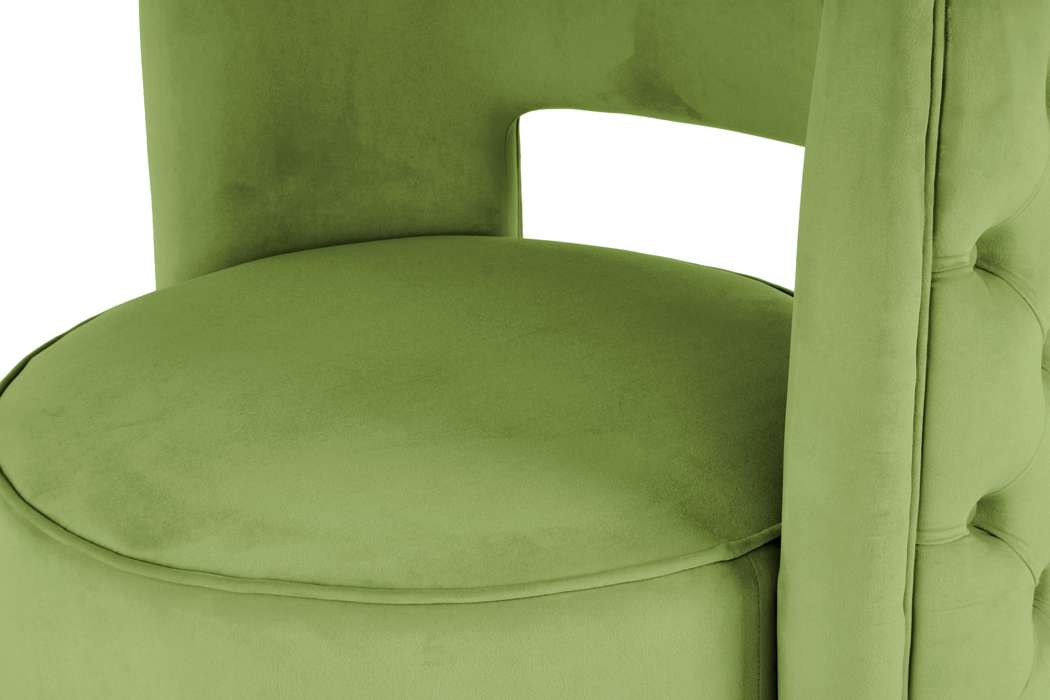 Armchair swivel armchair Sophistic 125 pistachio green / gold - Afbeelding 5