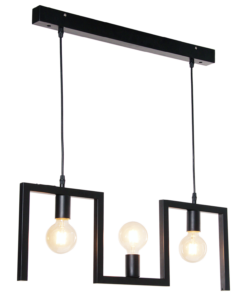Hanging lamp Fabio black