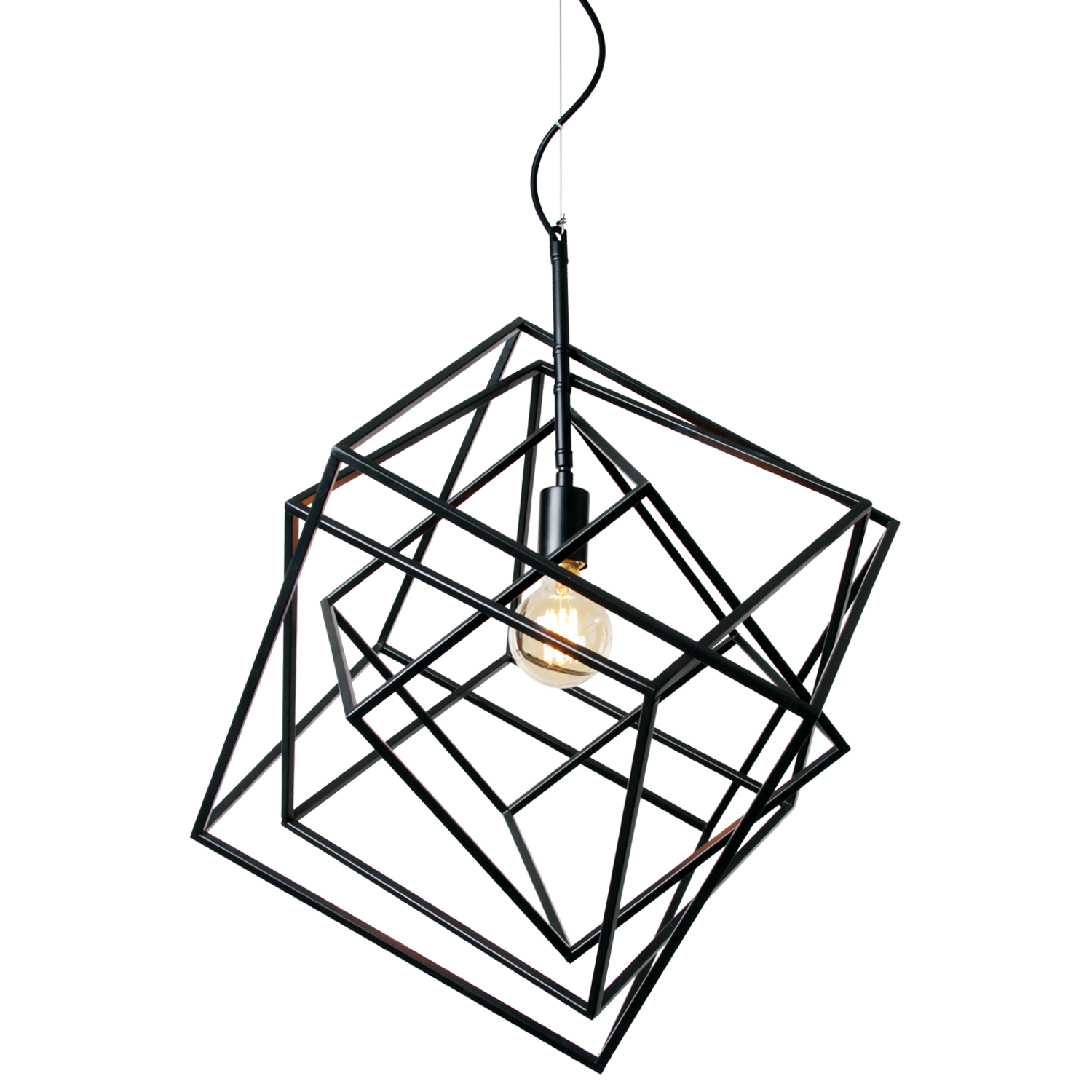 Hanging lamp Diamond black - Afbeelding 3