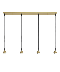 Alternative view of Hanglamp Vilmar 4 lichts goud