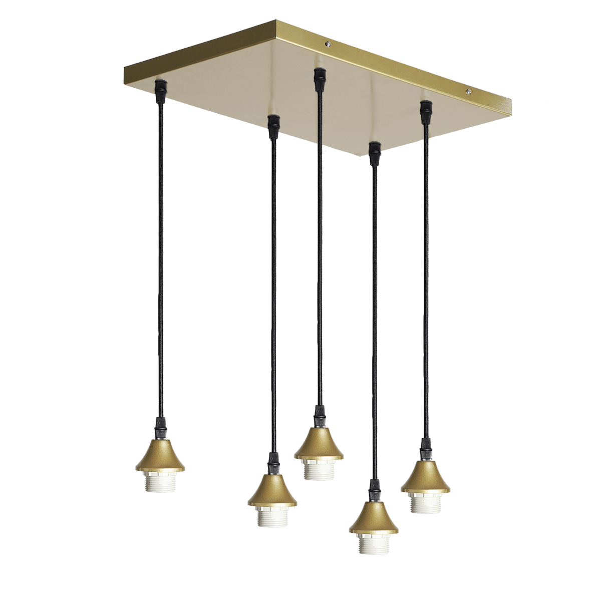 Hanging lamp Vilmar 5-L gold - Afbeelding 2