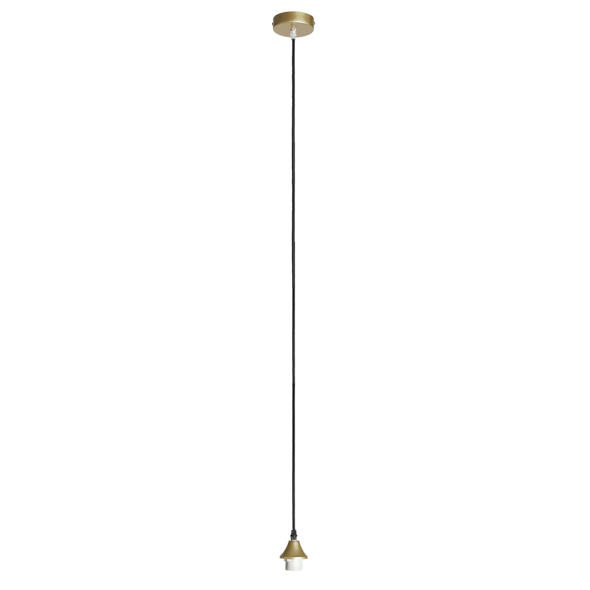 Hanging lamp Vilmar 1-L gold 5 meter