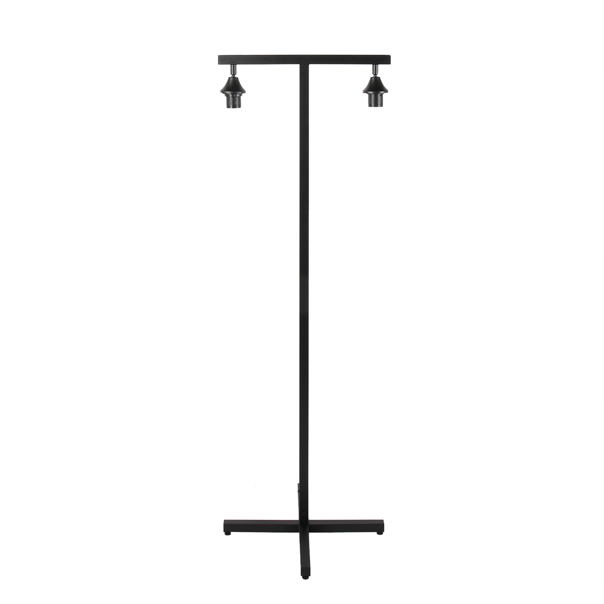 Vloerlamp Caro 2 lichts zwart