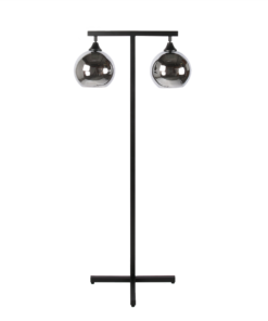 Alternative view of Vloerlamp Caro 2 lichts zwart