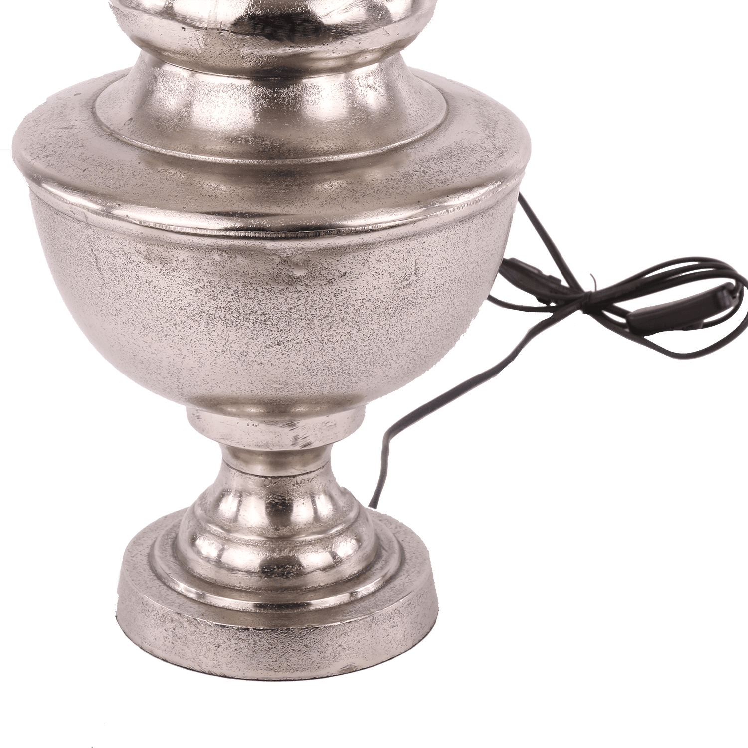Tafellamp Casina S design 2 ruw nickel - Afbeelding 3