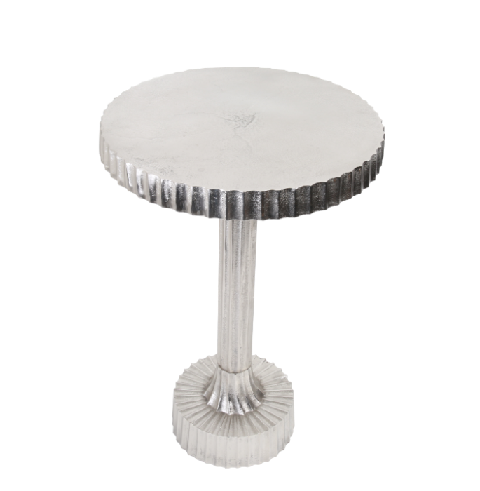 Side table Varumo small raw nickel