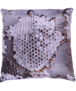 Kussen Florenca 45 x 45 cm zilver groen