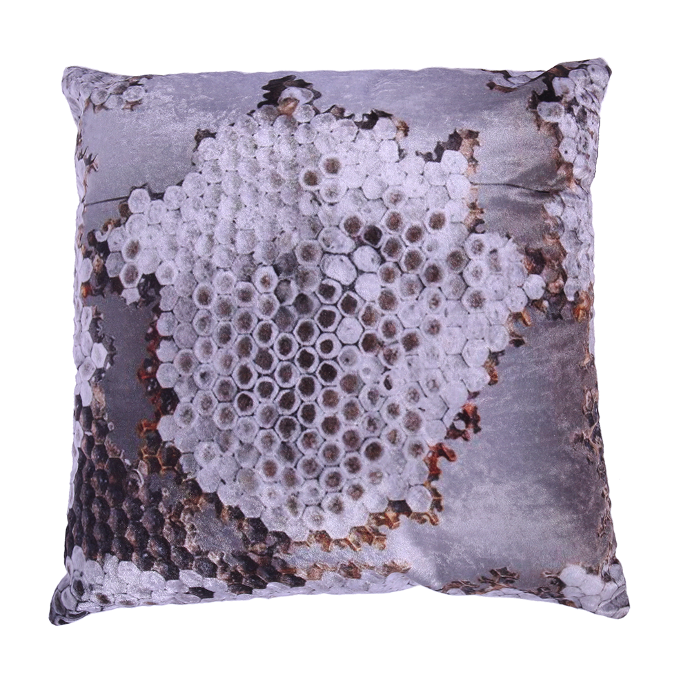 Kussen Florenca 45 x 45 cm zilver groen