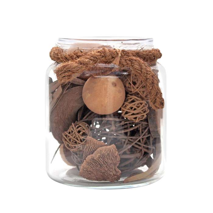 Deco Glas Flora 910 brown