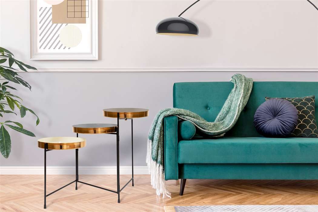 Sidetable Morrison 125 creme - Afbeelding 2