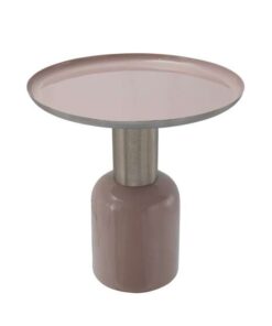 Alternative view of Side table Art Deco 725 old pink / silver