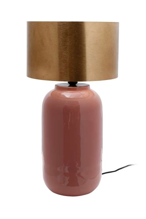 Table lamp Art Deco 725 pink / gold