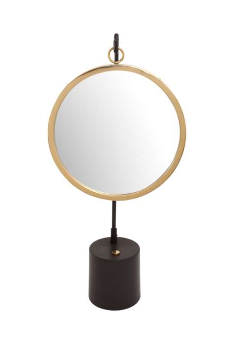Table mirror Eleganca 225 black / gold - Afbeelding 2