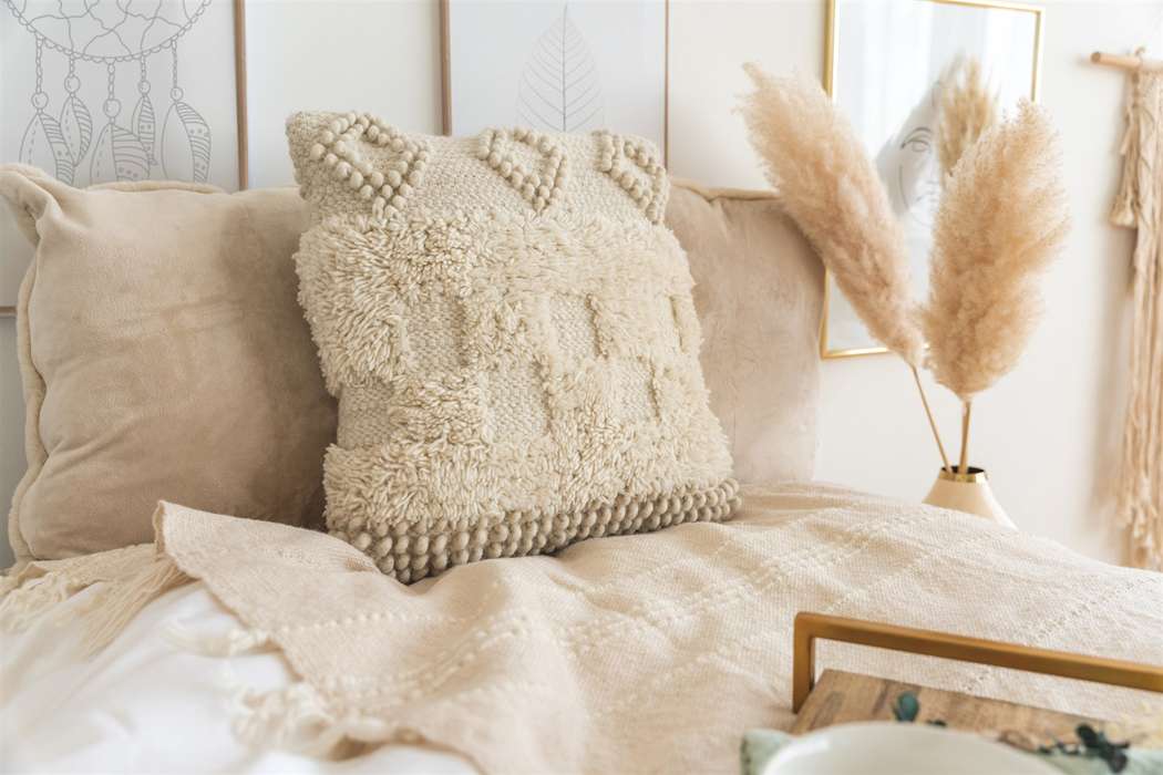 Cushion Bohist 125 Natural 45cm x 45cm - Afbeelding 2