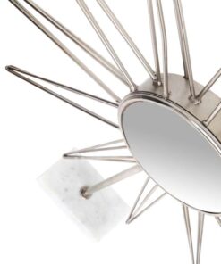Alternative view of Sculpture Ajey 387 silver / white