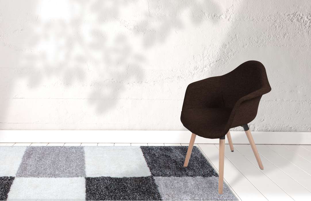 Chair Winston 125 set of 2 brown - Afbeelding 2