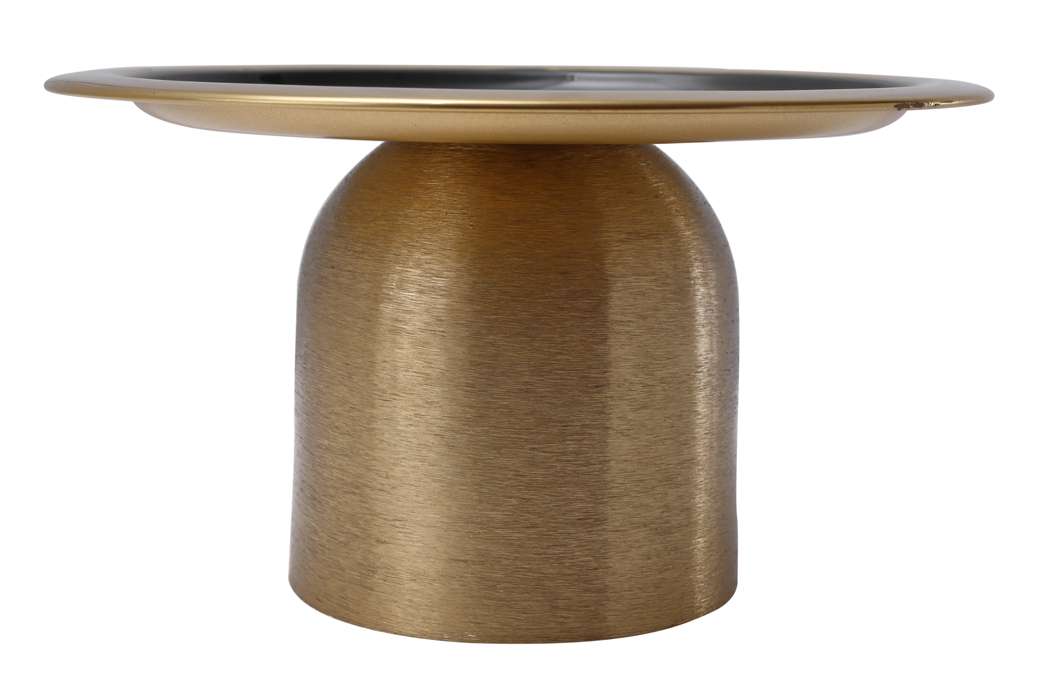 Taartschaal Art Deco 225 goud/groen - Afbeelding 3