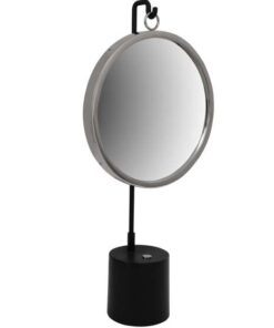 Table mirror Eleganca 225 black / silver