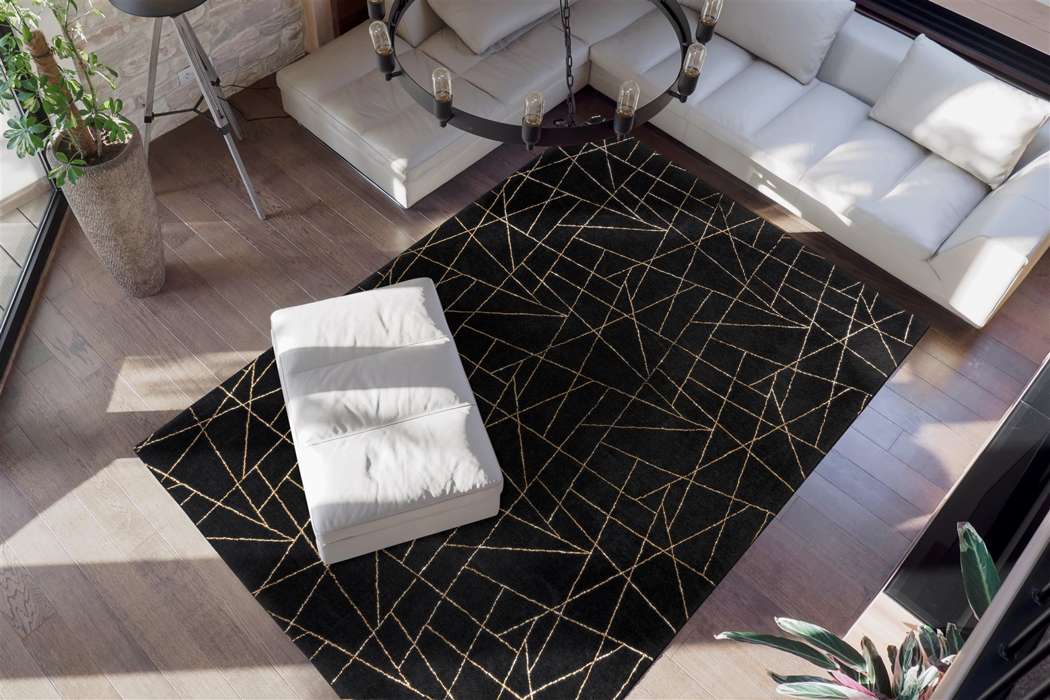 Bijou 125 zwart/goud 200x290cm - Afbeelding 2