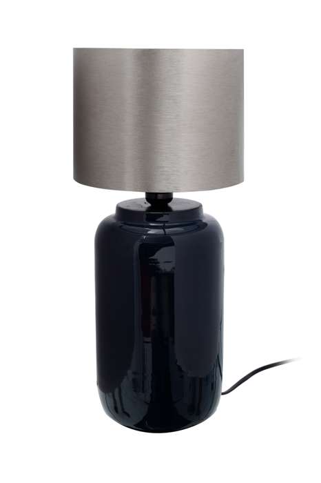 Table lamp Art Deco 625 dark blue / silver