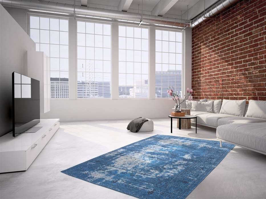 Nostalgia 385 blauw 80x150cm - Afbeelding 3