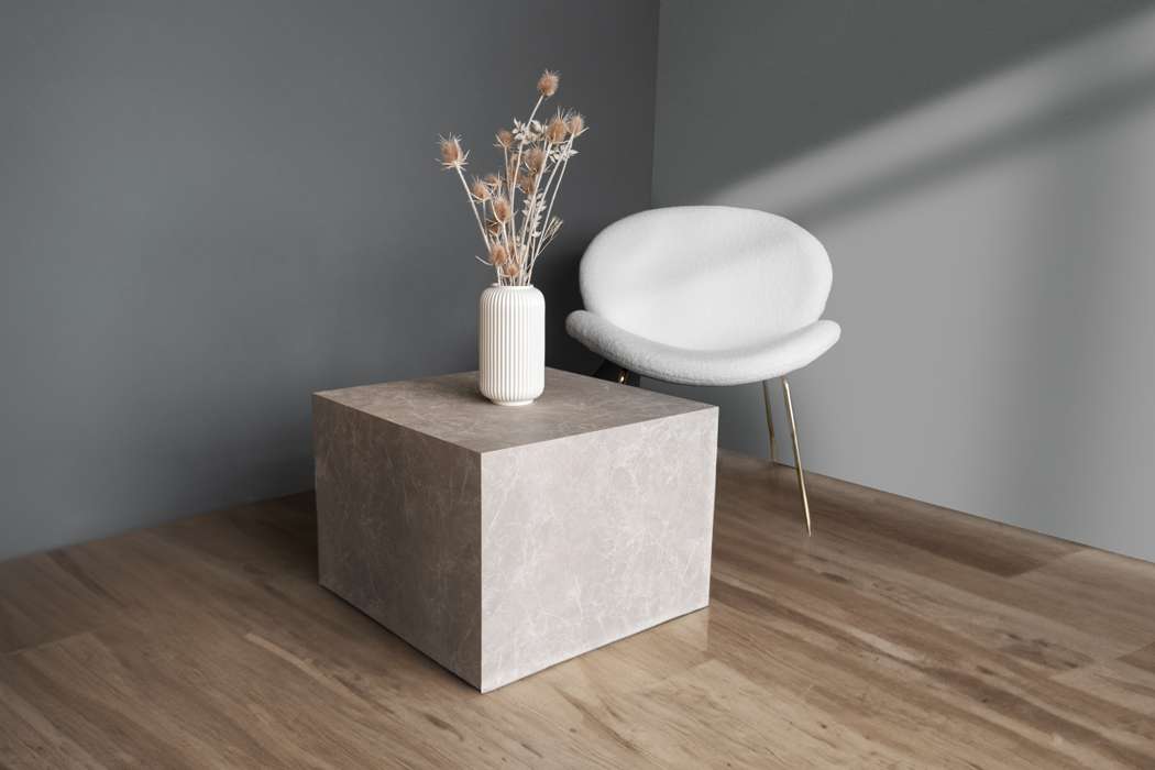 Sidetable Cuboid 125 beige - Afbeelding 2