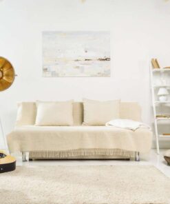 Alternative view of Vloerlamp Bowie 125 beige/goud/wit