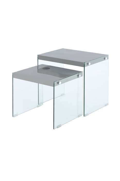 Sidetable set of 2 Elementary 125 grijs