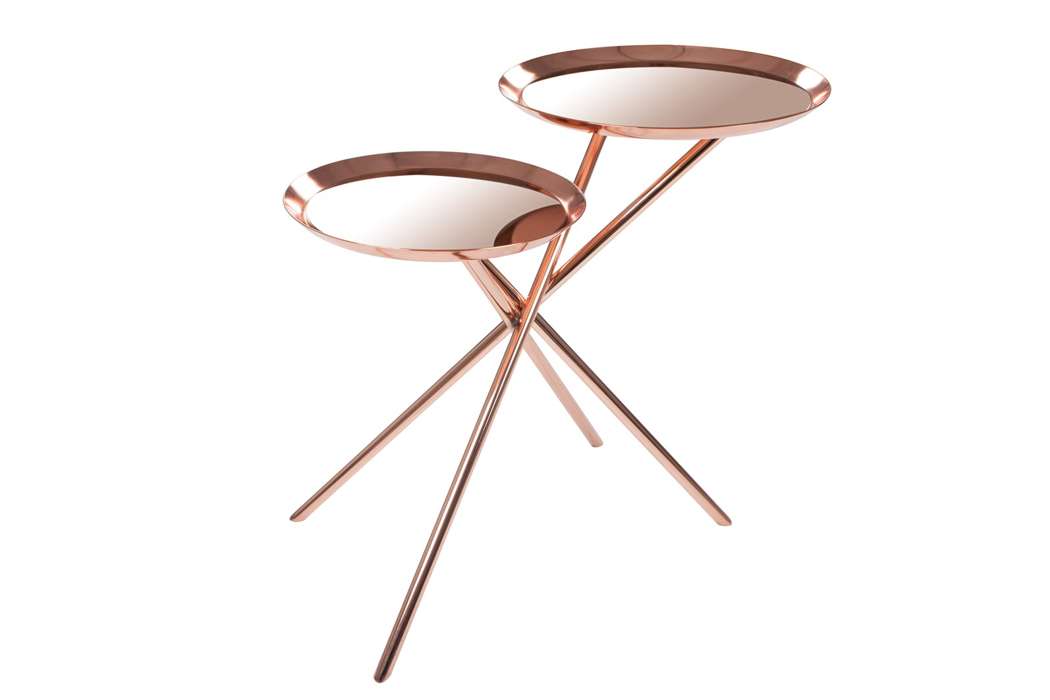Bijzettafel Ella 110 Rosé/goud