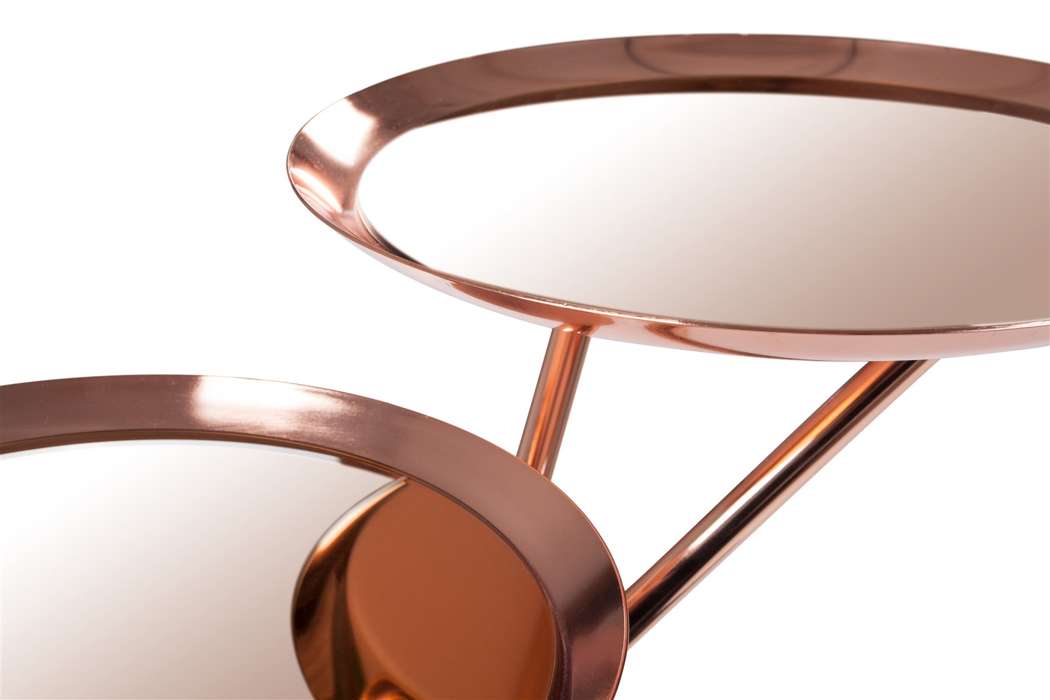 Bijzettafel Ella 110 Rosé/goud - Afbeelding 3