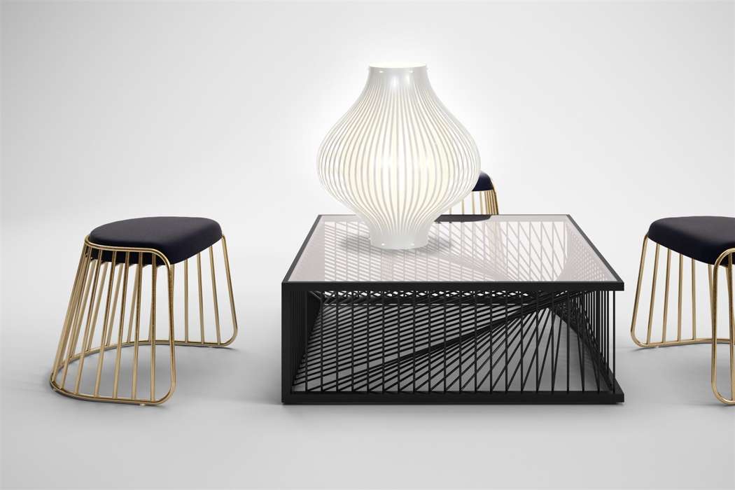 Tafellamp Luna 110 wit - Afbeelding 2