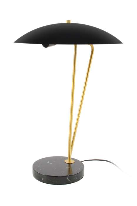 Tafellamp Kayani 125 zwart/goud