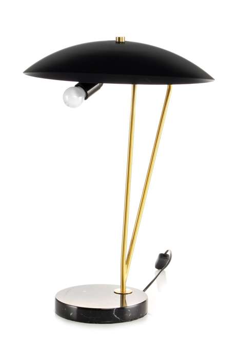 Tafellamp Kayani 125 zwart/goud - Afbeelding 4