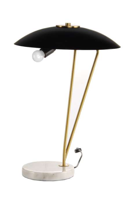 Tafellamp Kayani 125 zwart/goud/wit - Afbeelding 4